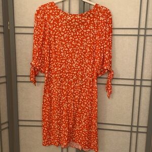 nobody’s child Orange floral Mini Dress